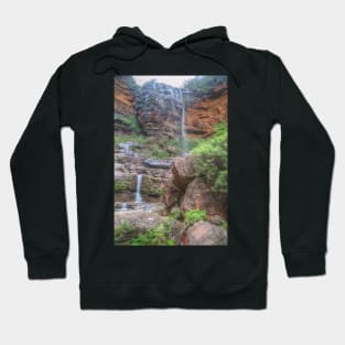 Rocks & Ferns At Wentworth Falls Hoodie